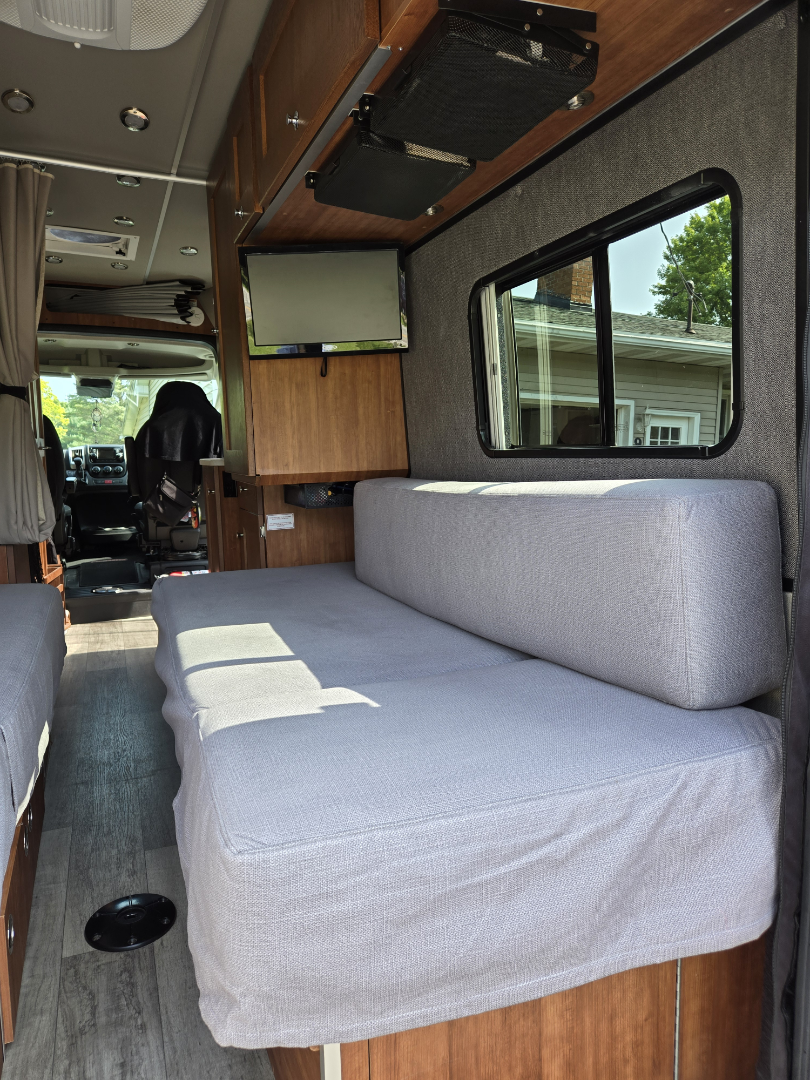 Passenger side bed